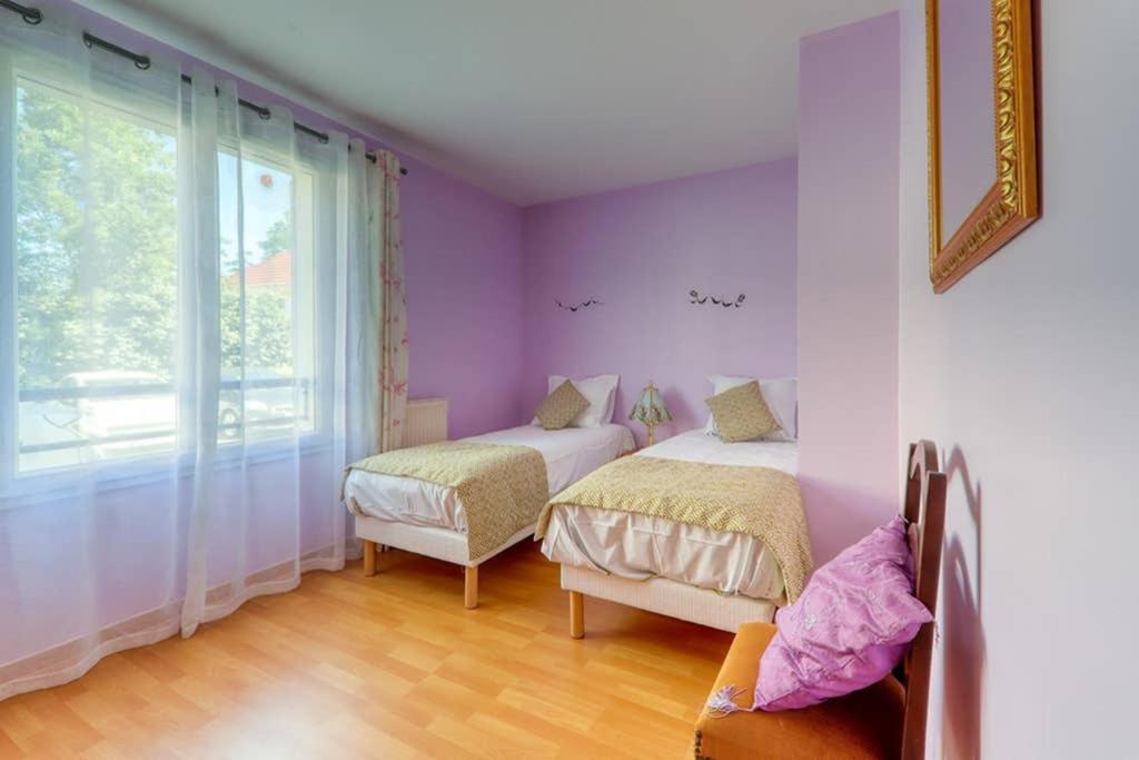 Amilly Park 6 Personnes 2 Chambres Pk Prive En Sous Sol Serris Extérieur photo